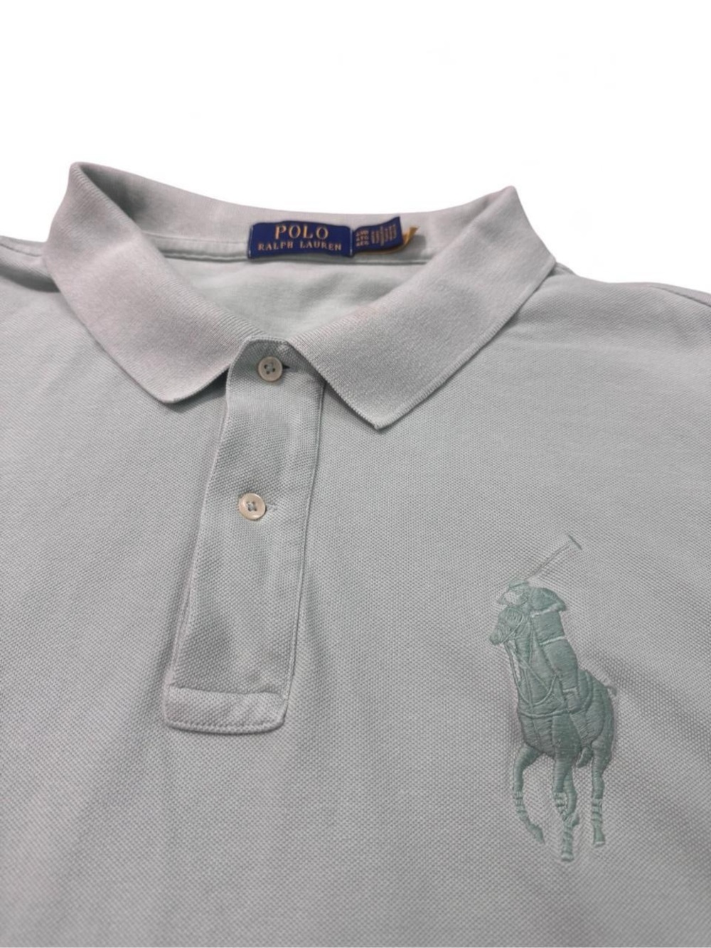 Polo ralph lauren big pony polo shirt embroidered mint green 4XL men’s RARE - Picture 2 of 7